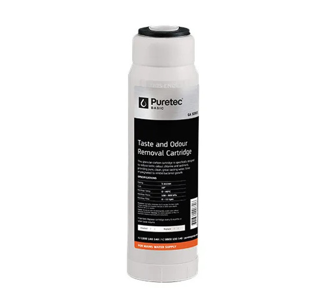 GA051 Puretec GA051 Puretec Granular Carbon Standard Dia 2.5" Cartridge, 10", 5um