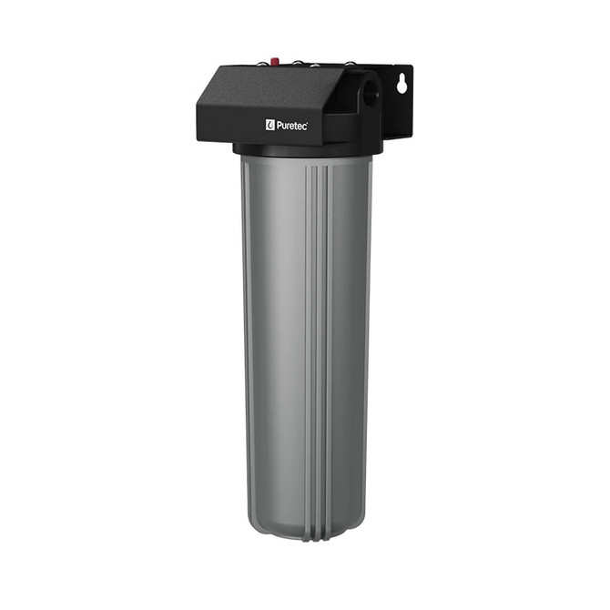 EM1-110 Puretec EM1-110 Puretec Whole House Single Rainwater Filter 1.5" conn, 20" Lge Dia - DP10MP2 incl, 110 lpm
