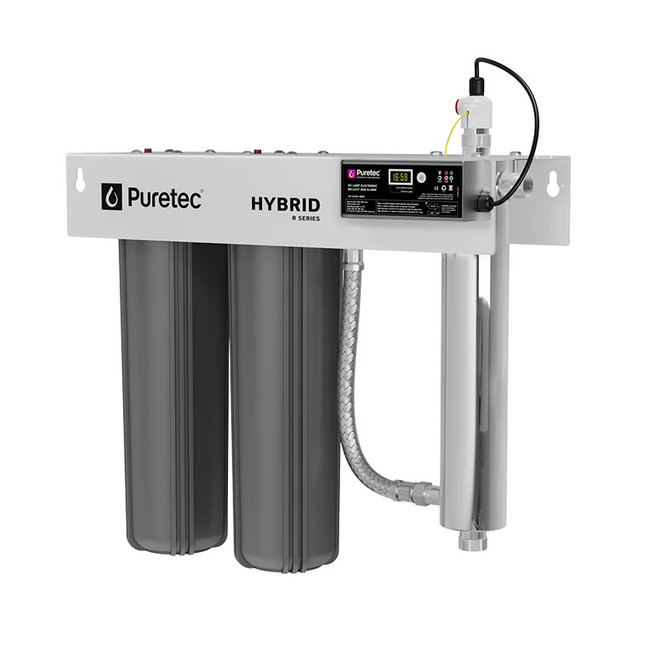 HYBRID-R2 Puretec HYBRID-R2 Puretec Hybrid R2 Dual Filter & UV System, 130 lpm Reversible Bracket