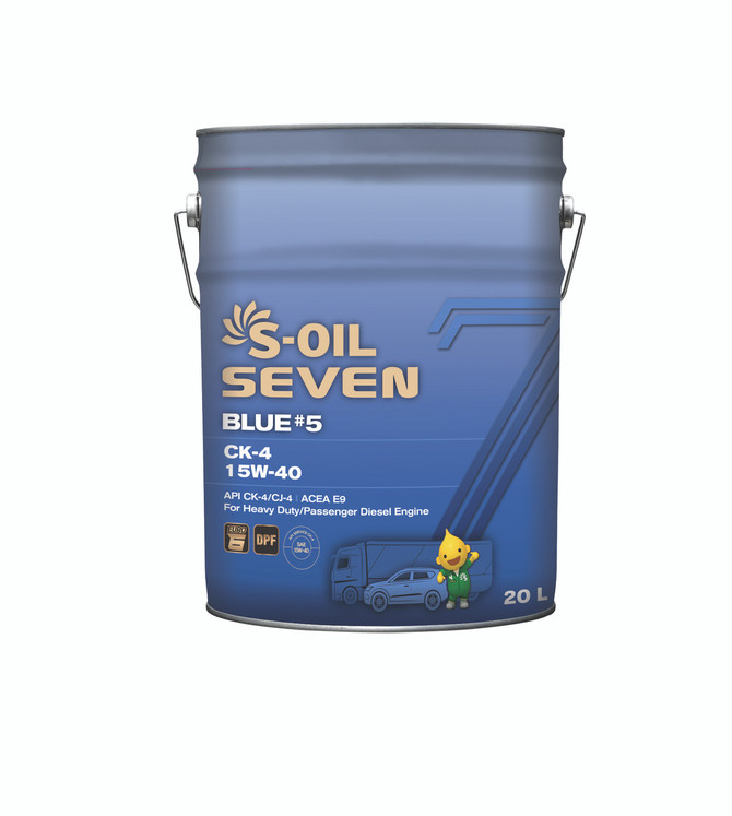S-Oil 7 Blue #5 CK-4 15W-40; 20 litre; Premium Heavy Duty Diesel Engine Oil S-Oil 7 Blue #5 CK-4 15W-40; 20 litre; Premium Heavy Duty Diesel Engine Oil