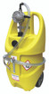 6820HDS Alemlube 68L mobile poly tank complete with rotary hand pump and spout - 68L capacity tank;