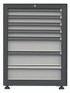 AA001 Alemlube Automotive Tool cabinet with 7 drawers 700 X 540 X 955;