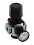 4404 Alemlube Air Regulator with Gauge, 1/4"
