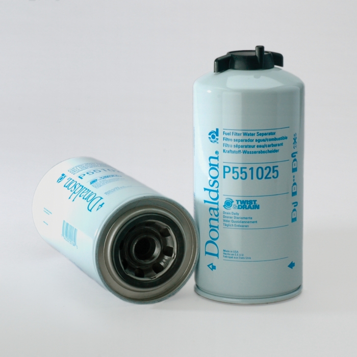 P551025 Donaldson Fuel filter, water separator spin-on twist&drain