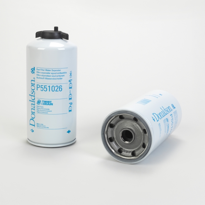 P551026 Donaldson Fuel filter, water separator spin-on twist&drain