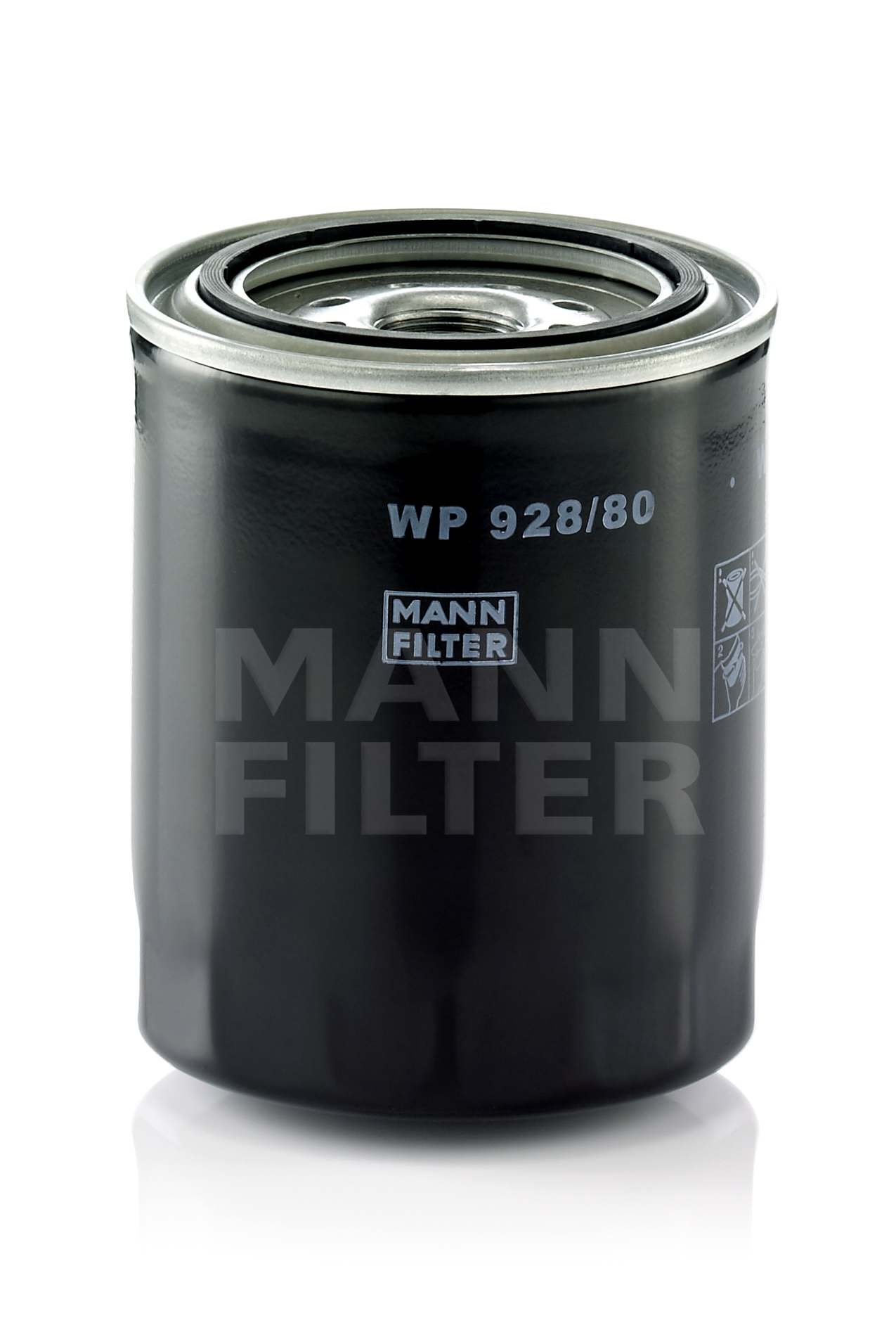WP928/80 Mann Filter Mann Oil Filter - Toyota Z334 / WZ334