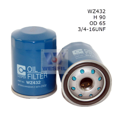 WZ432 Wesfil Oil Filter