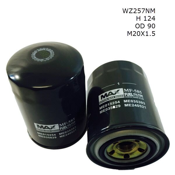 WZ257NM Wesfil Diesel Fuel Filter; Z257