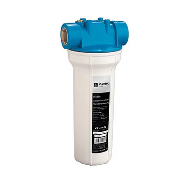 LC1005 Puretec Large Connection Filter Housing, 5 inch, white, 1 conn