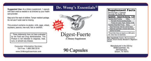 Digest-Fuerte® full label information