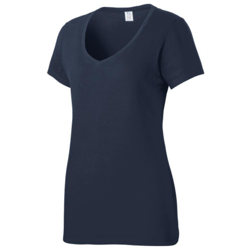 Fan Favorite Ladies Cotton V-Neck T-shirt-SimsLohman