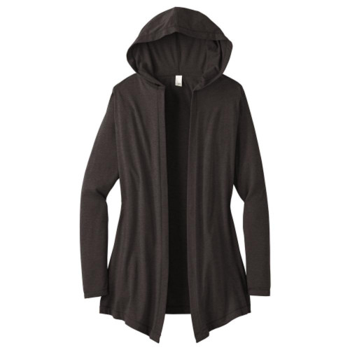 Ladies' Embroidered Tri-Blend Hooded Cardigan-SimsLohman