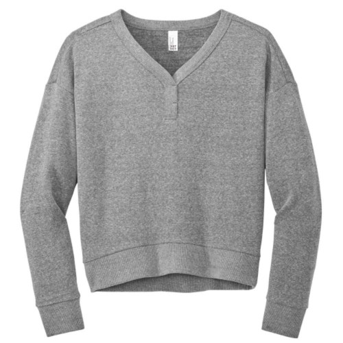 Women's Perfect Tri Fleece V-Neck Sweatshirt-SimsLohman