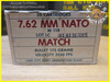7.62mm NATO M118 Match 173 Grain 20 Round Box
