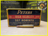 Peters High Velocity .257 Roberts Vintage Ammo Box 1b