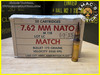 7.62x51 Lake City M118 Match Ammunition 1960