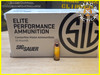 10mm 180gr FMJ SIG Sauer Elite Performance Ammo