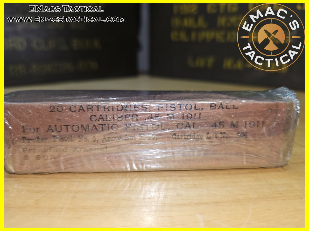 .45 ACP Pistol Ball M1911 Ammo Frankford Arsenal X-69