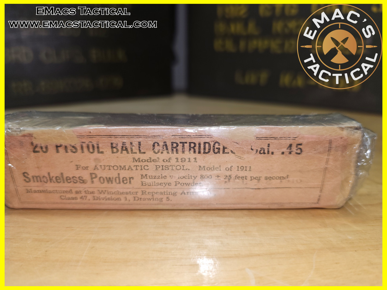 .45 ACP Pistol Ball M1911 Winchester Repeating Arms Military Contract