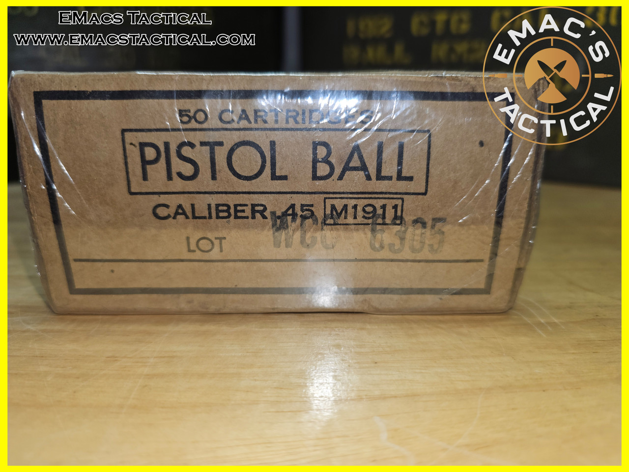 .45 ACP Pistol Ball WCC M1911 Box of 50