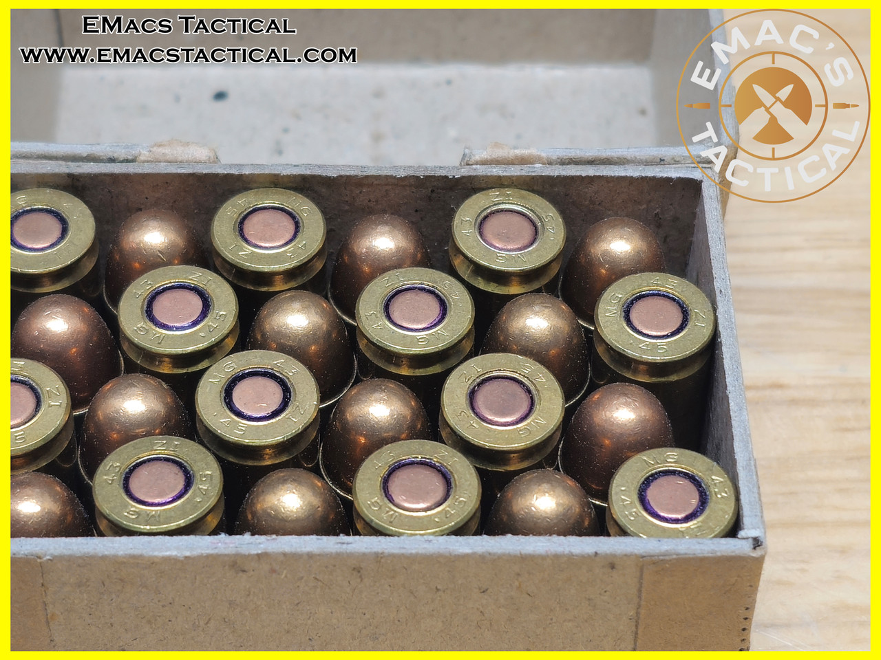 .450 S.A. Ball Revolver Ammo British WWII