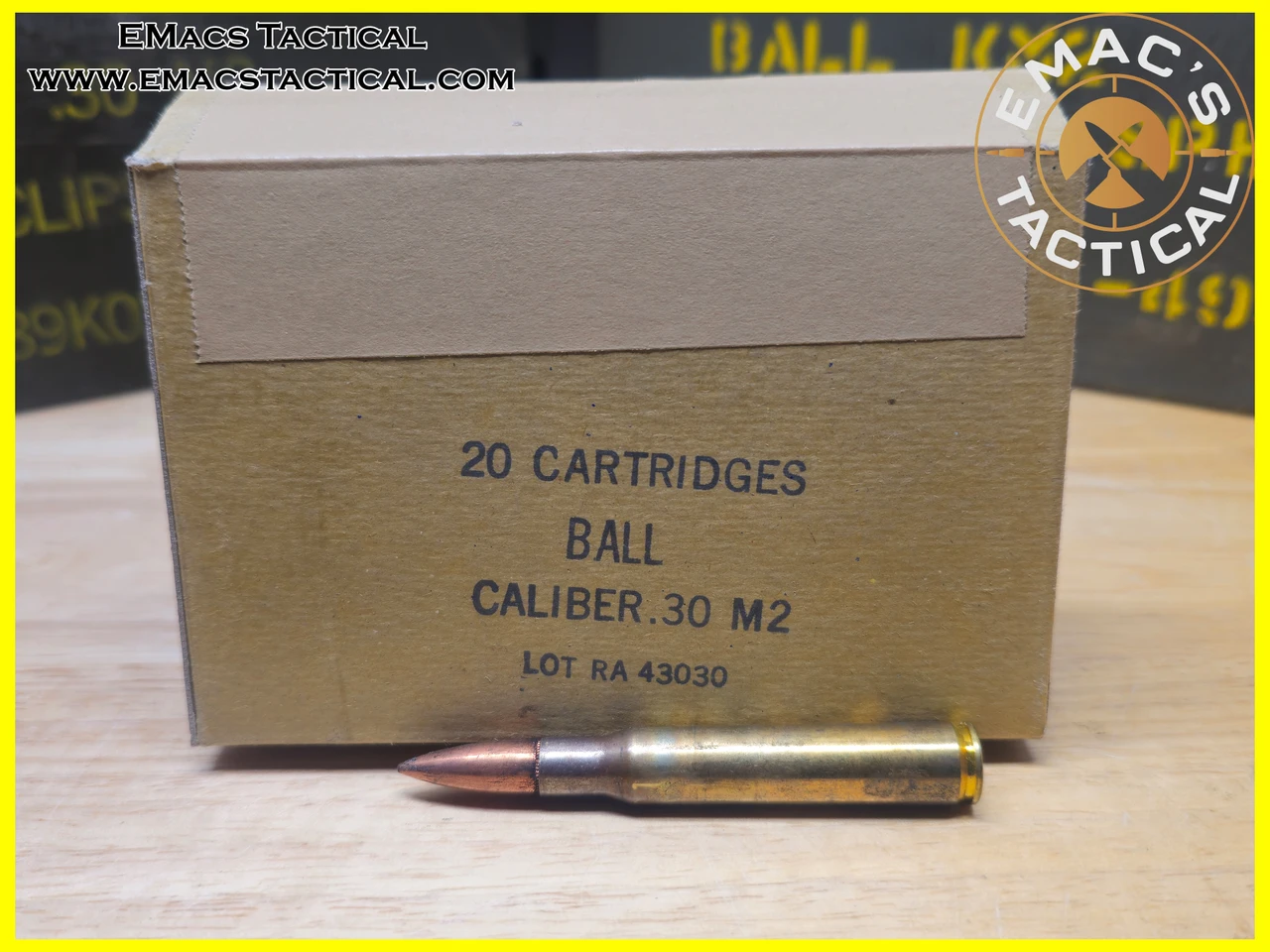 .30-06 M2 Ball Remington RA 43030 Ammunition *rare