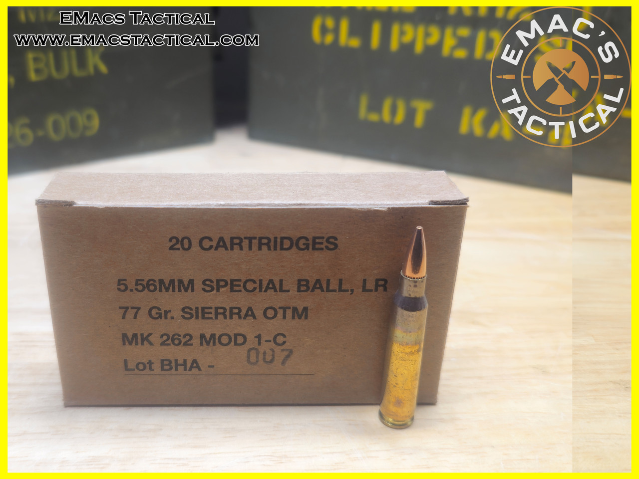 MK 262 Mod 1-C 5.56mm Special Ball LR 77gr