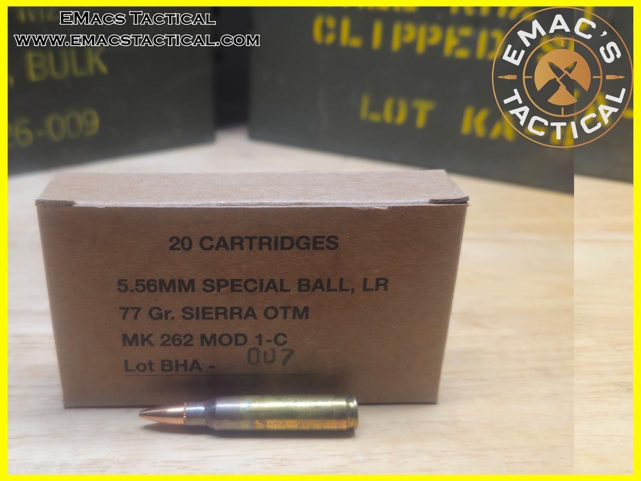 MK 262 Mod 1-C 5.56mm Special Ball LR 77gr