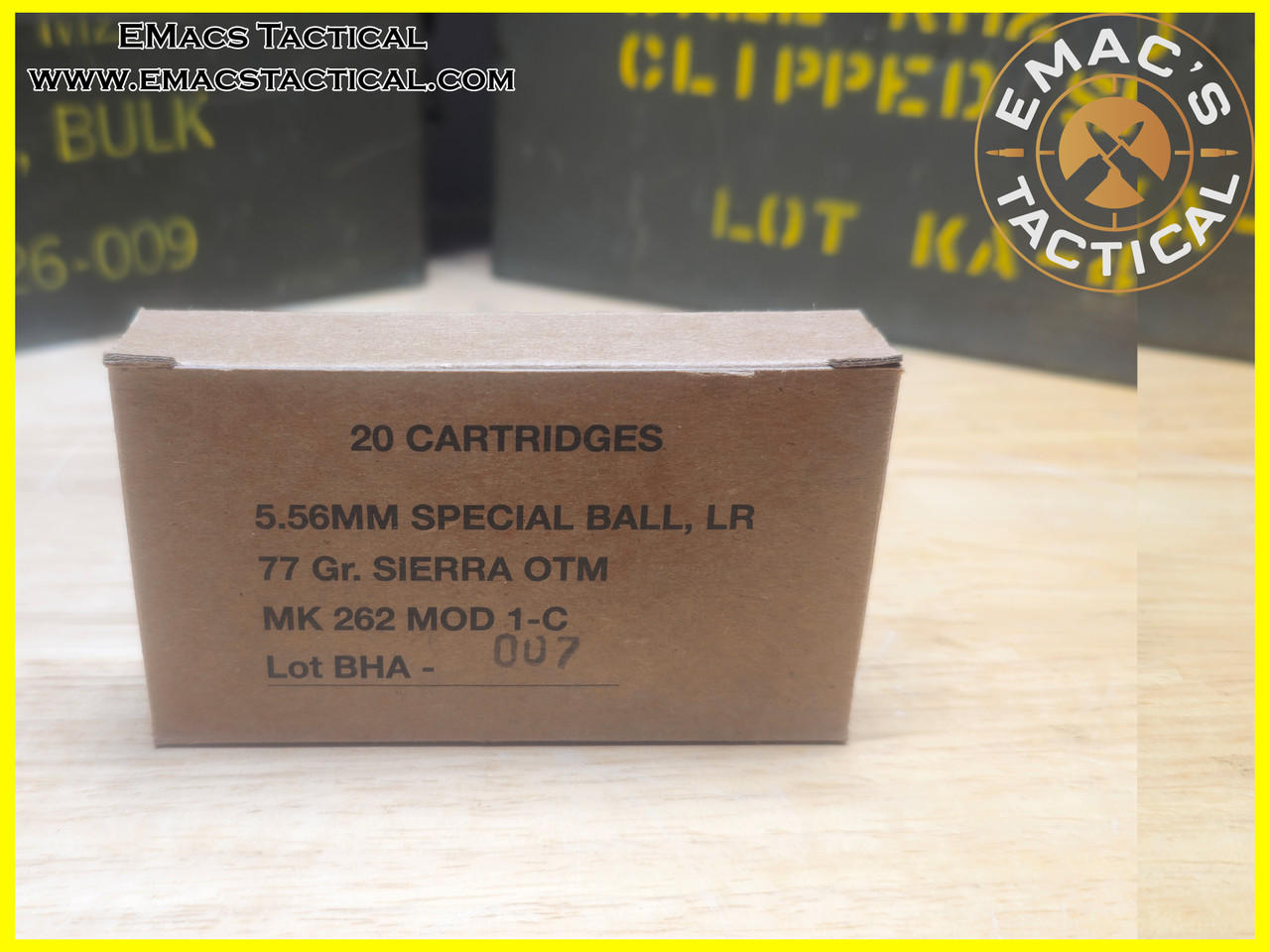 MK 262 Mod 1-C 5.56mm Special Ball LR 77gr