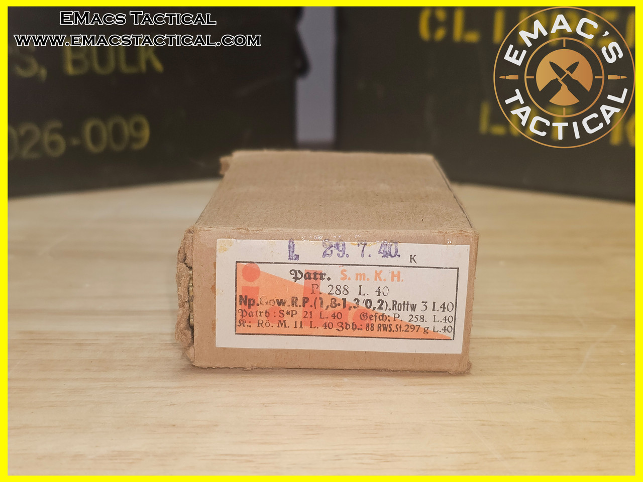 8mm Mauser Patr. S.m.K.H. Armor Piercing Cartridge  **Rare