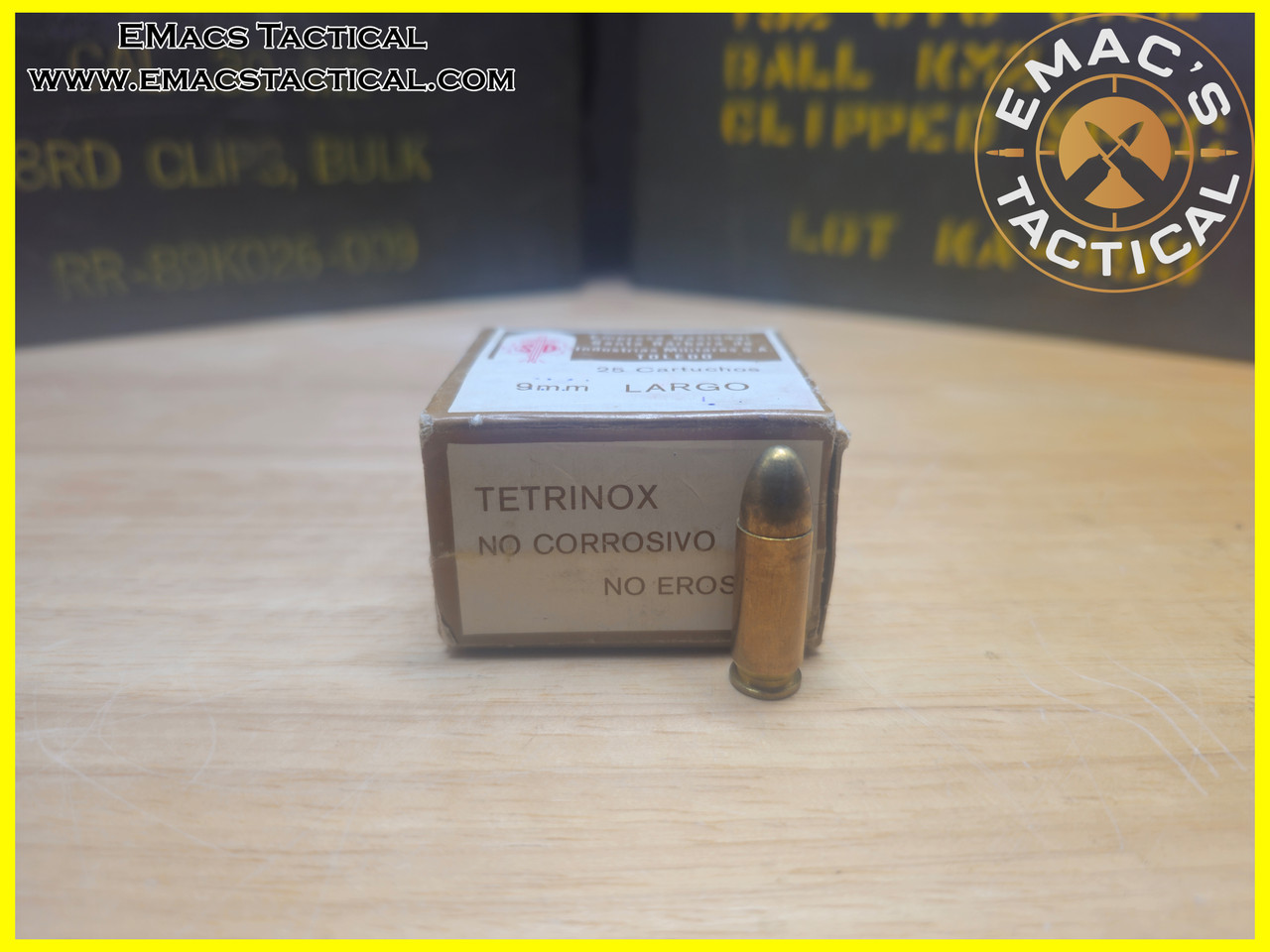 9mm Largo 25 Round Box - Santa Bárbara Toledo Spain