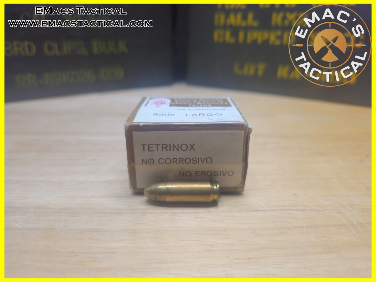 9mm Largo 25 Round Box - Santa Bárbara Toledo Spain
