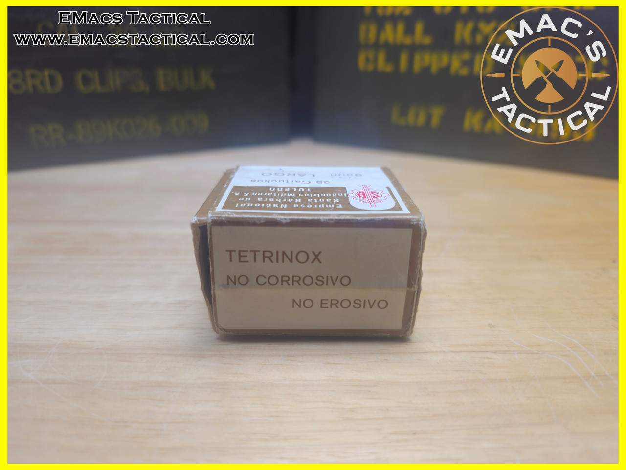 9mm Largo 25 Round Box - Santa Bárbara Toledo Spain