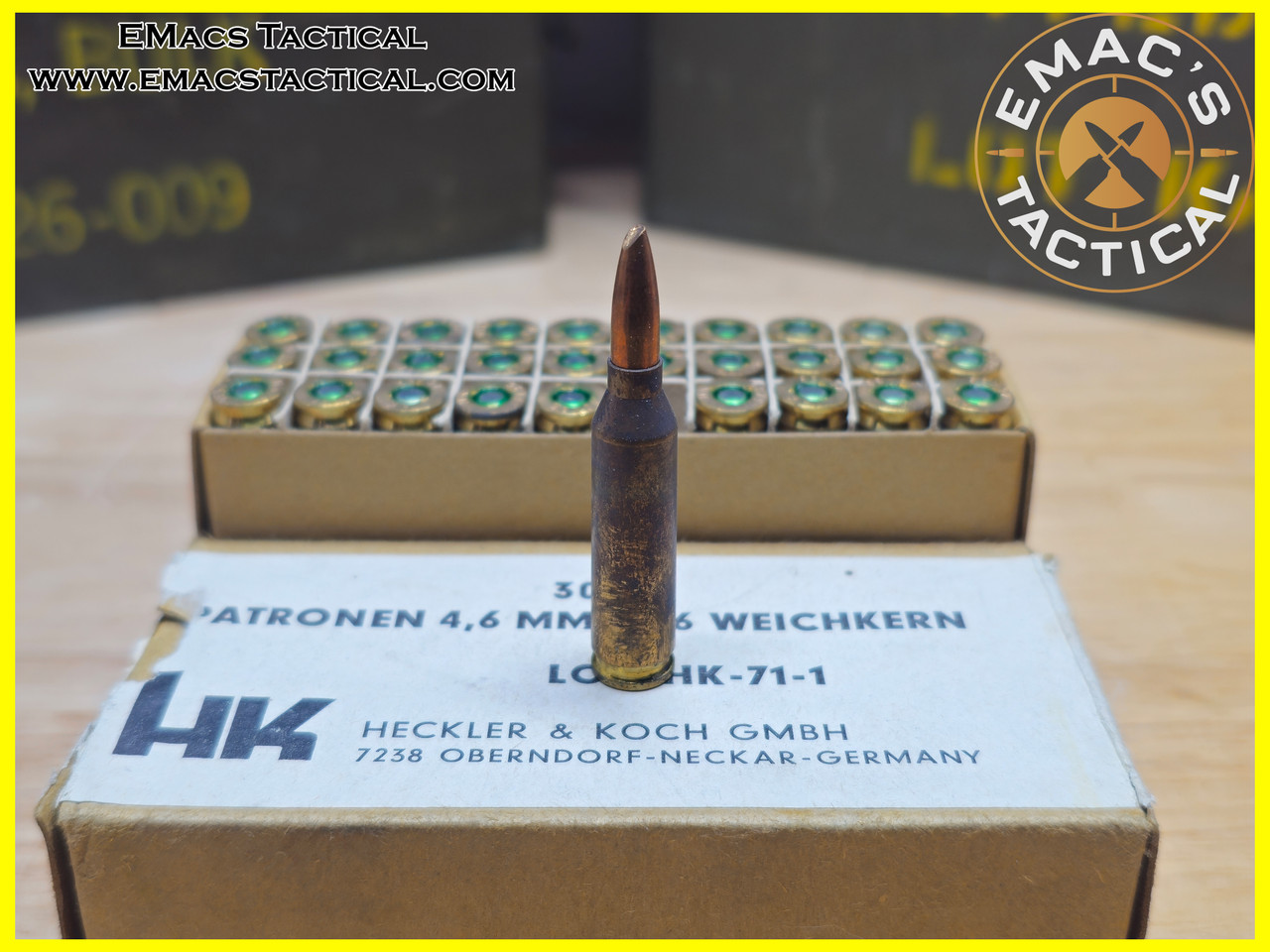 4.6x36 Weichkern HK-71-1 Heckler & Koch **Rare