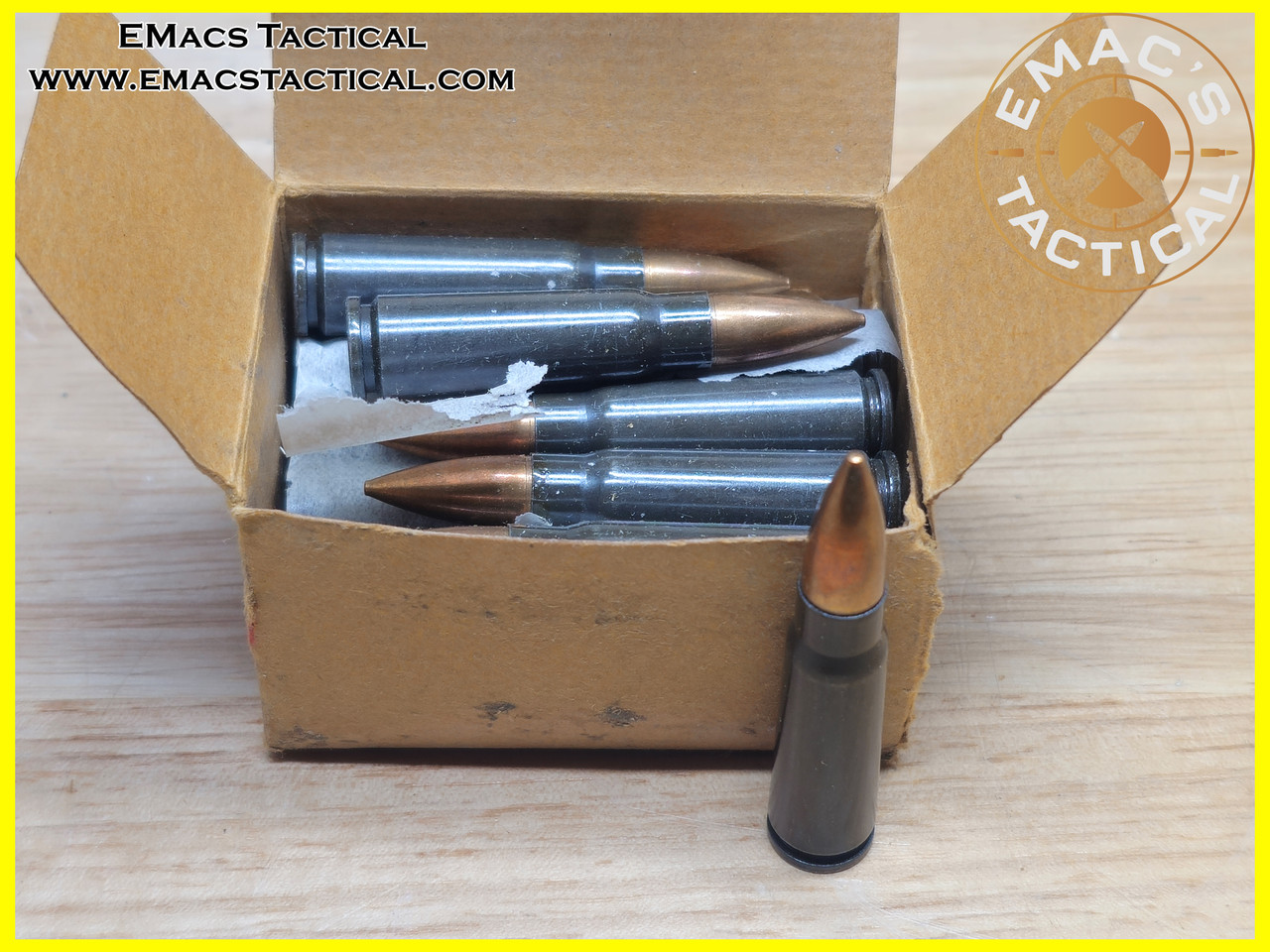 7.62x39mm M43 East German Surplus Ammo - 20 Round Box