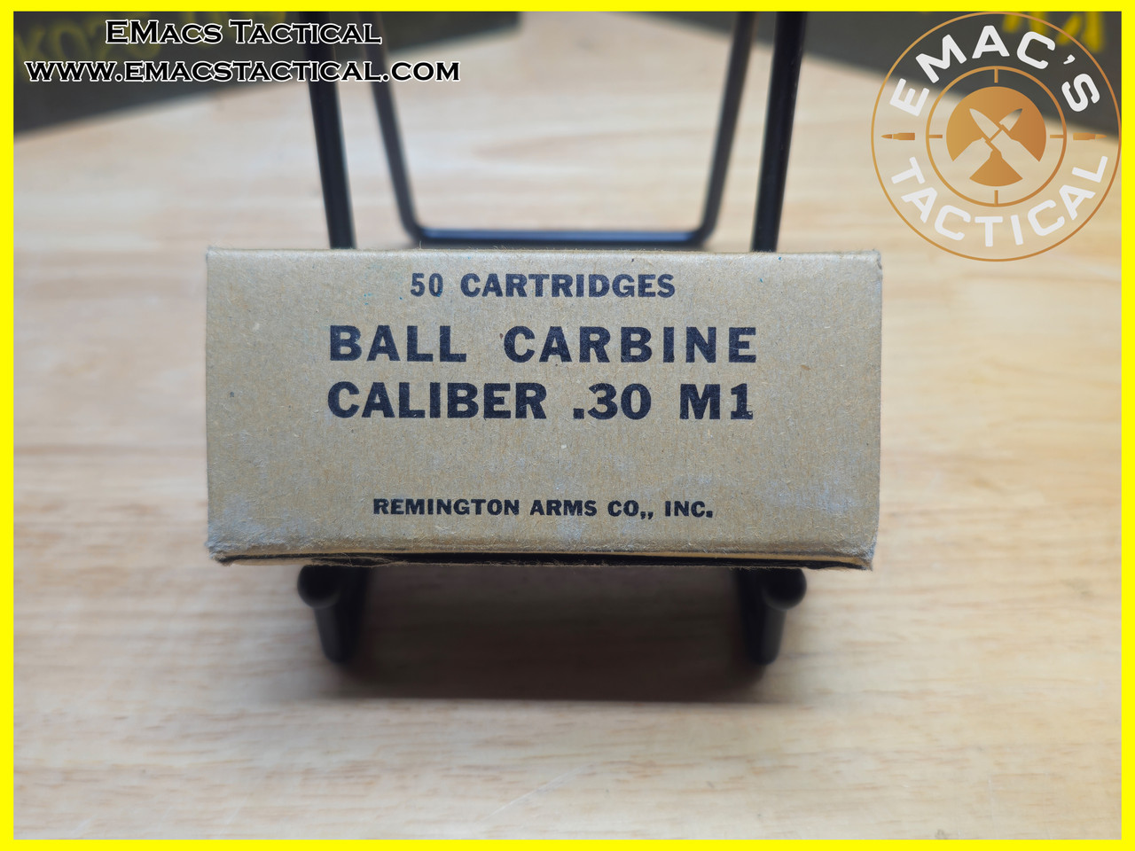 .30 Carbine M1 Ball Ammo - Original Remington 50 Round Box