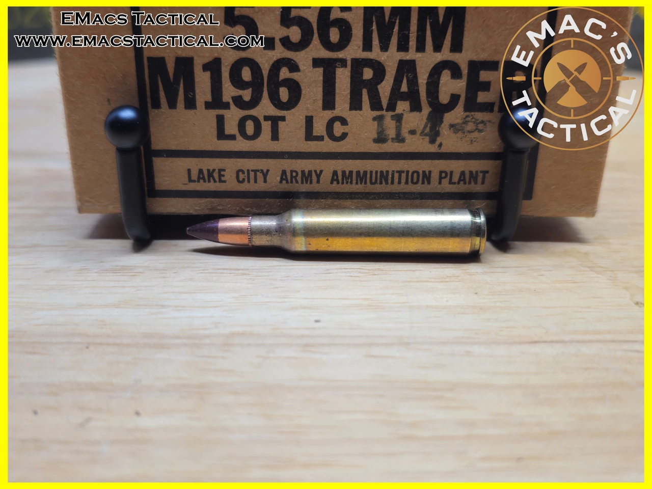 5.56mm M196 Tracer 1971 Lake City Army Ammunition