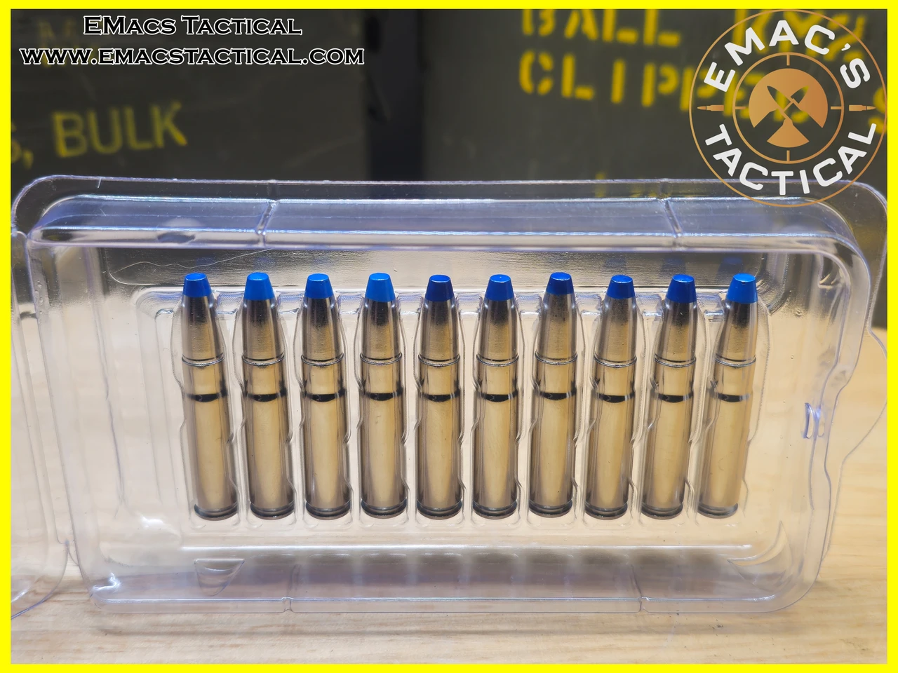 300 AAC Blackout *HE* Incendiary Ammunition Blue Tipped 10x Count