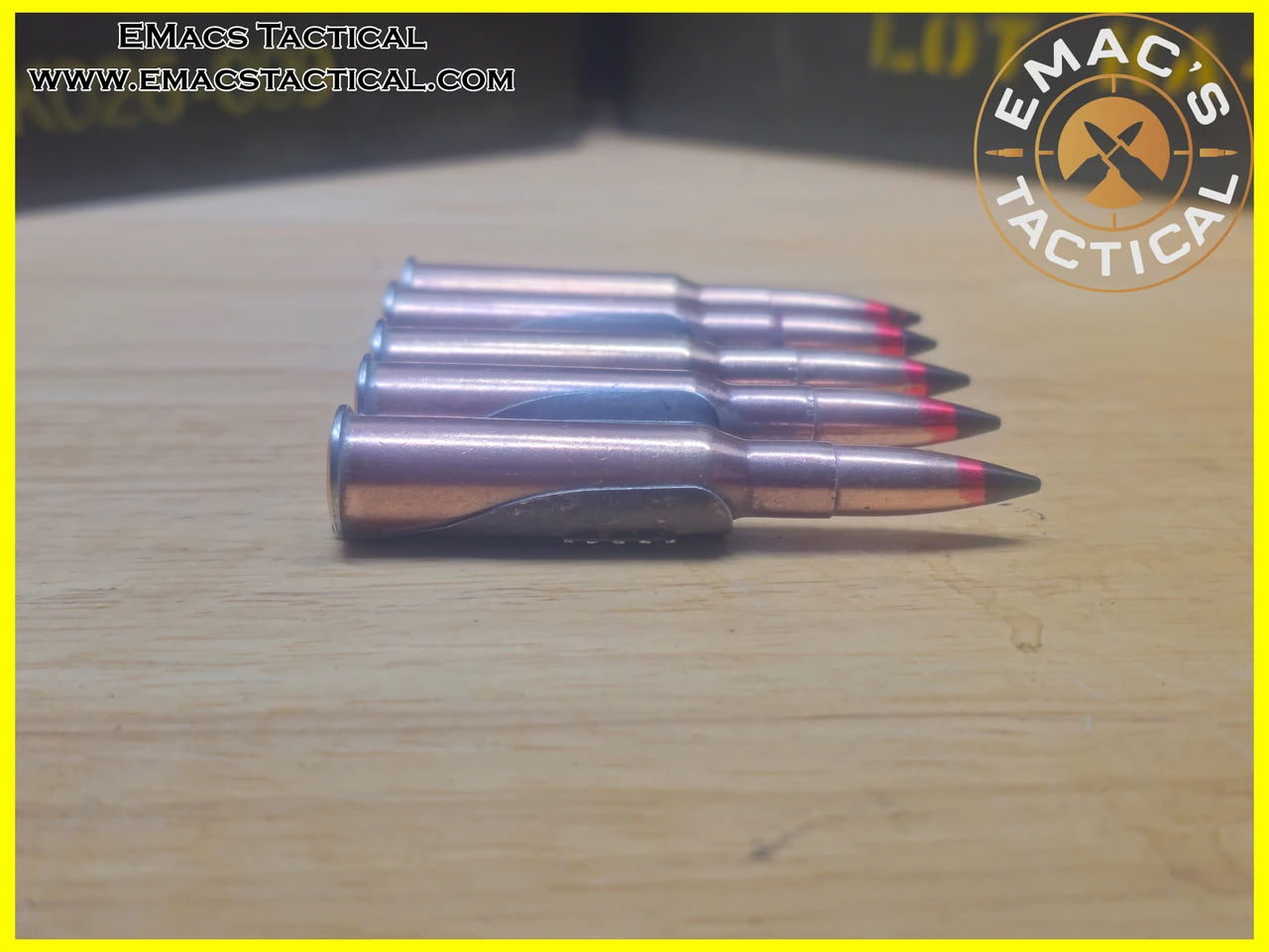7.62x54R SOVIET B-32 Linked API Ammunition