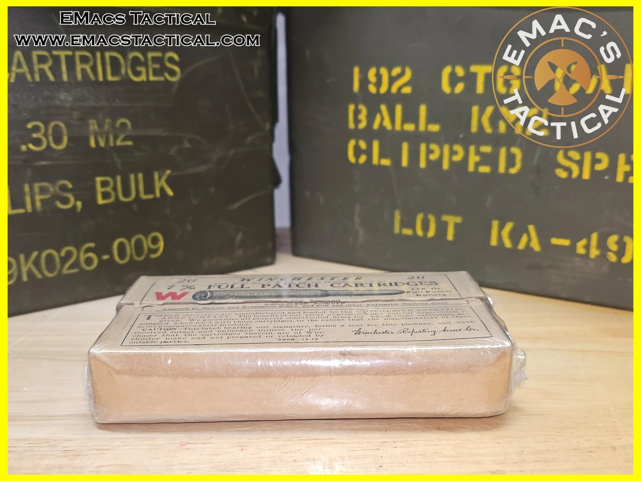 7 MM Full Patch 175 gr Cartridges – Original 20-Round Box