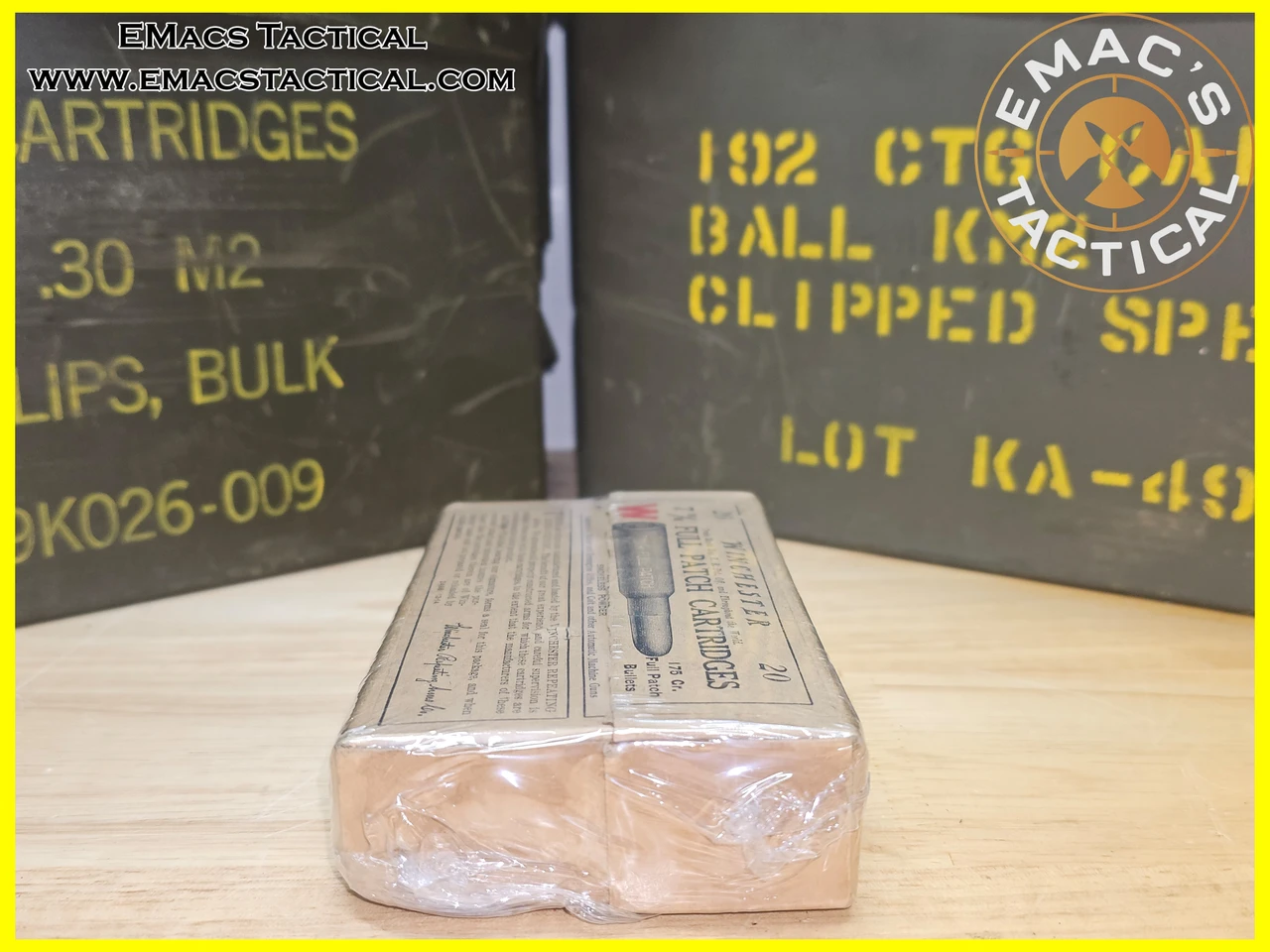 7 MM Full Patch 175 gr Cartridges – Original 20-Round Box