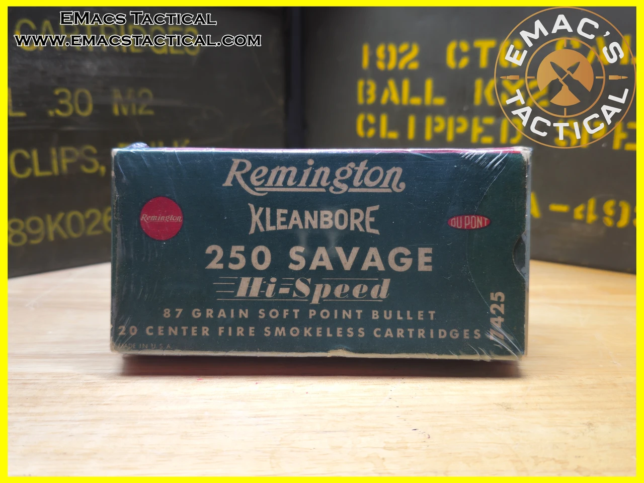 250 Savage Hi-Speed 87 gr Soft Point – Original 20-Round Box
