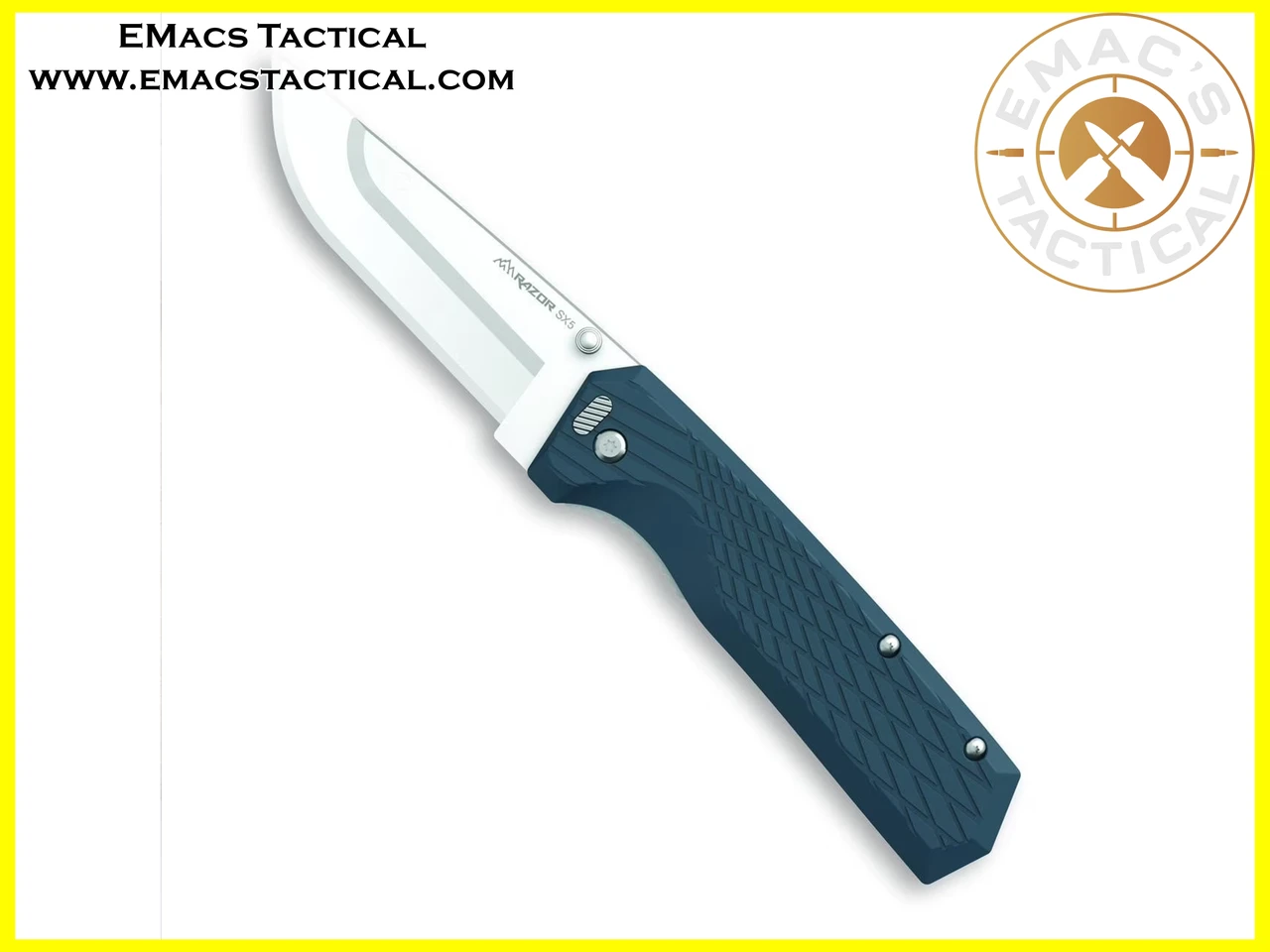 Outdoor Edge Razor SX5 Dark Blue Folding Knife – 3"