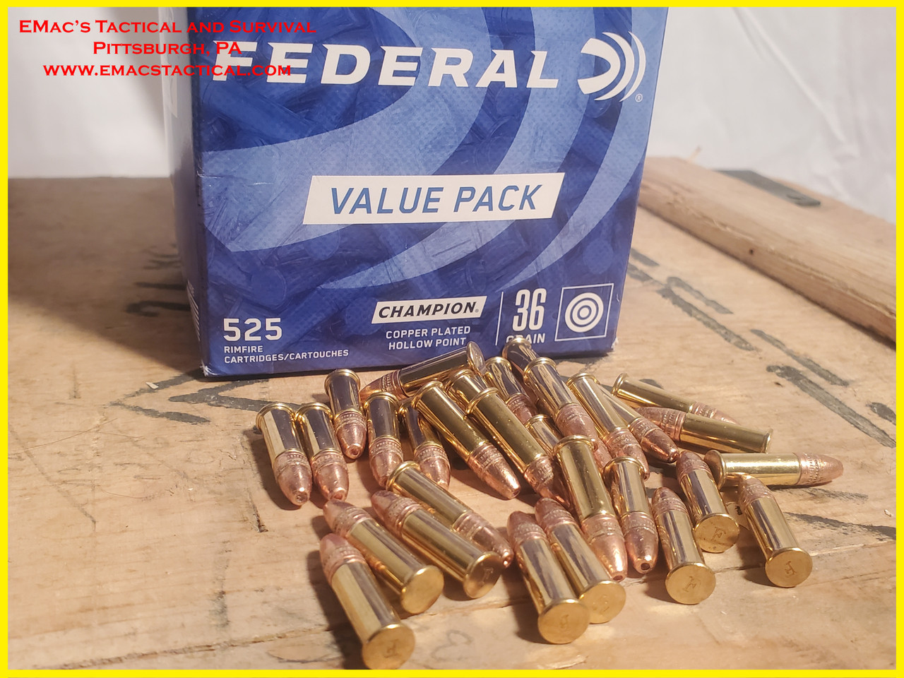 22lr Federal Value Pack 525 Rounds of Rimfire Ammunition