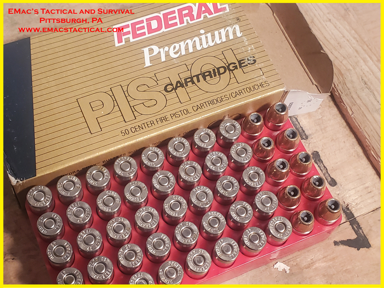 45 ACP HI-SHOK JHP Federal Classic
