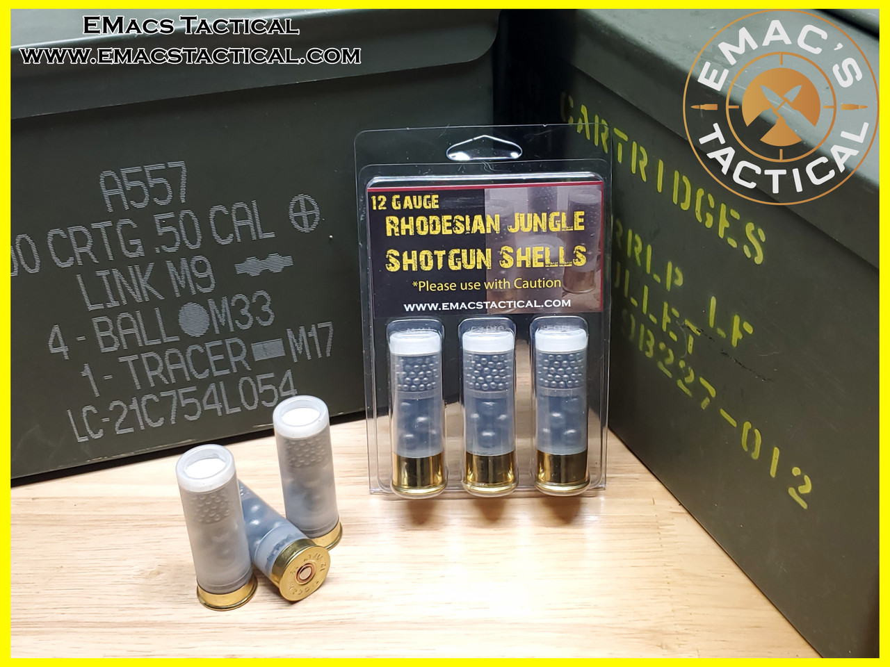 12 Gauge Rhodesian Jungle  3x Pack Specialty Shotgun Shell Ammunition