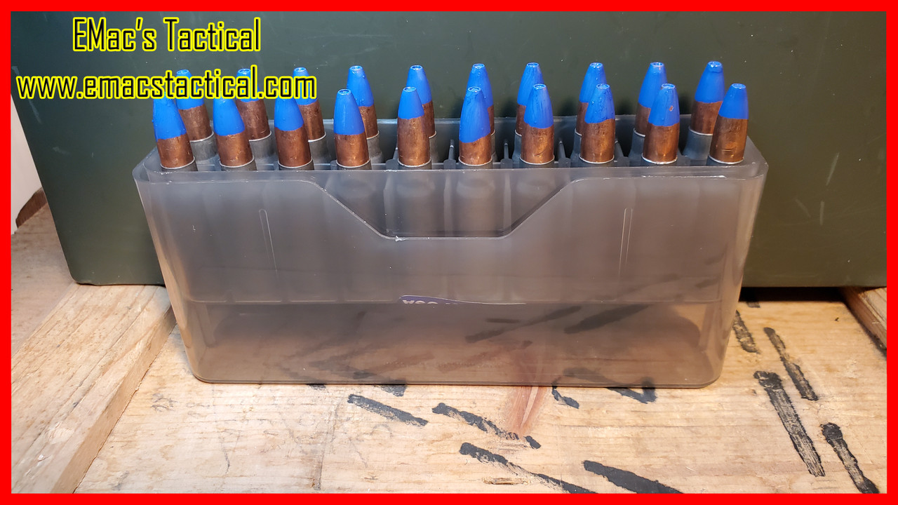 MTM Case Guard Slip-Top Ammo Box 20 Round 22-250 243 Win 7.62x39