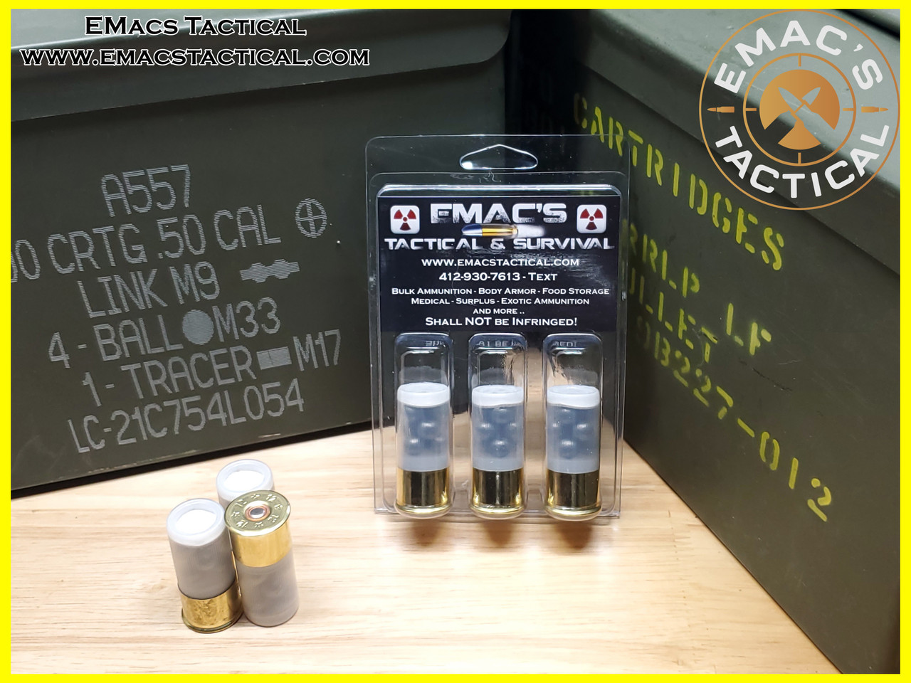 12 Gauge Mini Buck Shot Shotgun Shell 3x Pack - Similar to Aguila (Only American Made)