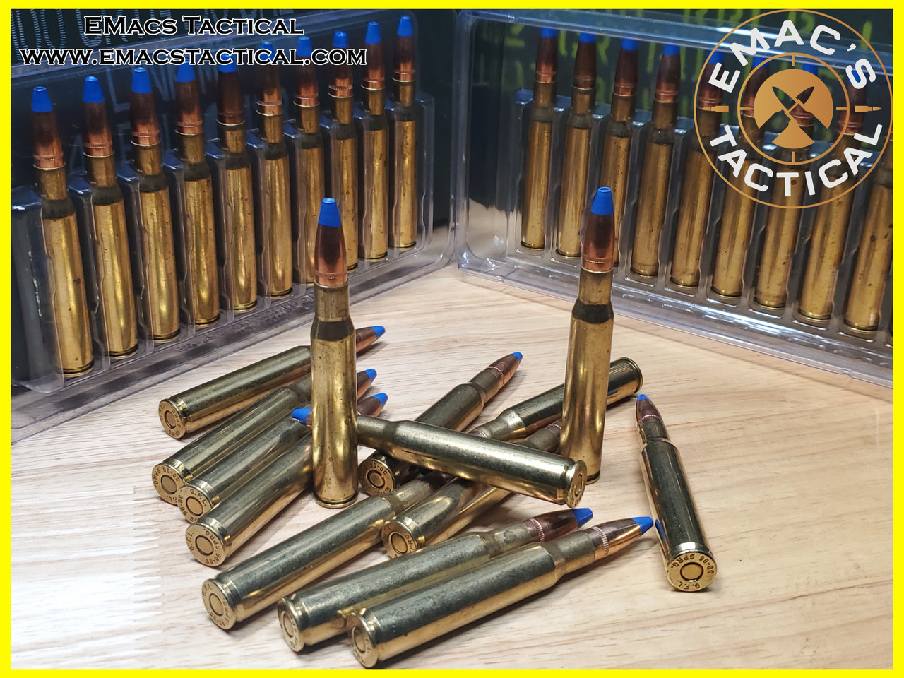 30-06/3006 Heavy Incendiary Blue Tip Ammunition [10 Count]