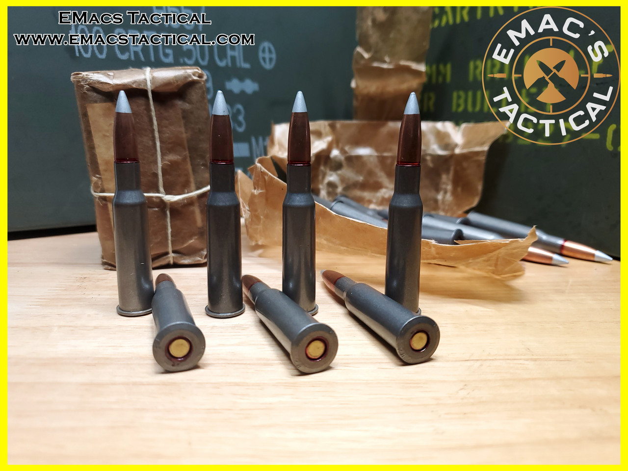 マルモリ 7.62x54r Hungarian Steel Core Surplus Ammo 20 Round Pack - EMac's